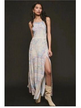 knee length dresses for ladies Belle&Bloom in Your Dreams Maxi Dress - Beige main image 0